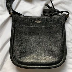 Kate spade black leather purse